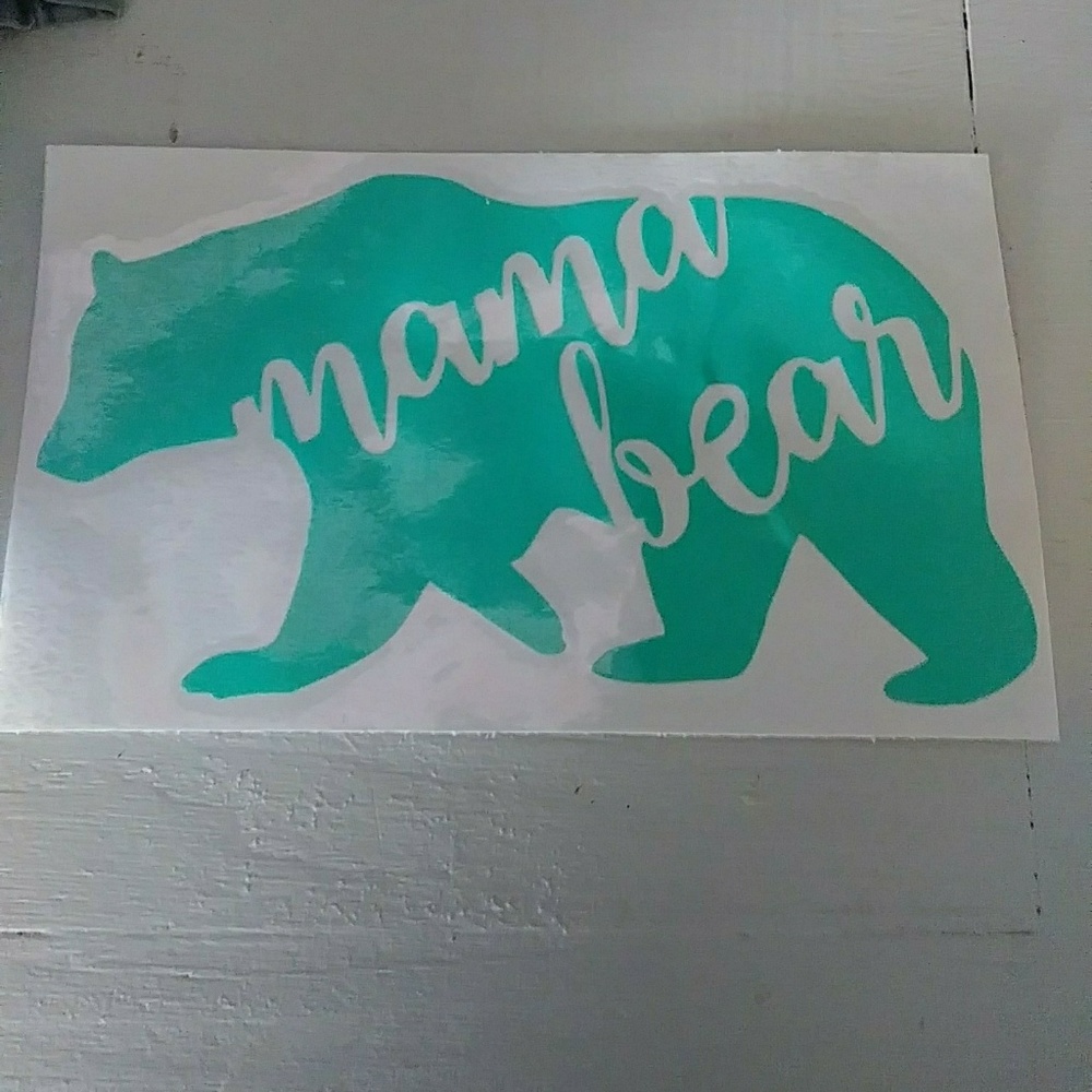 Mama bear bumper sticker